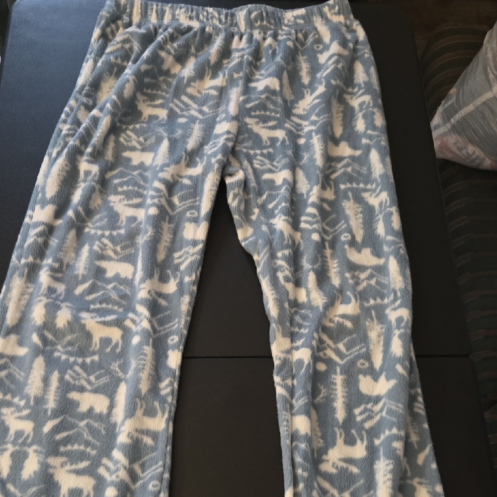 Sleep On It Blue and White Kids Pajama Bottoms